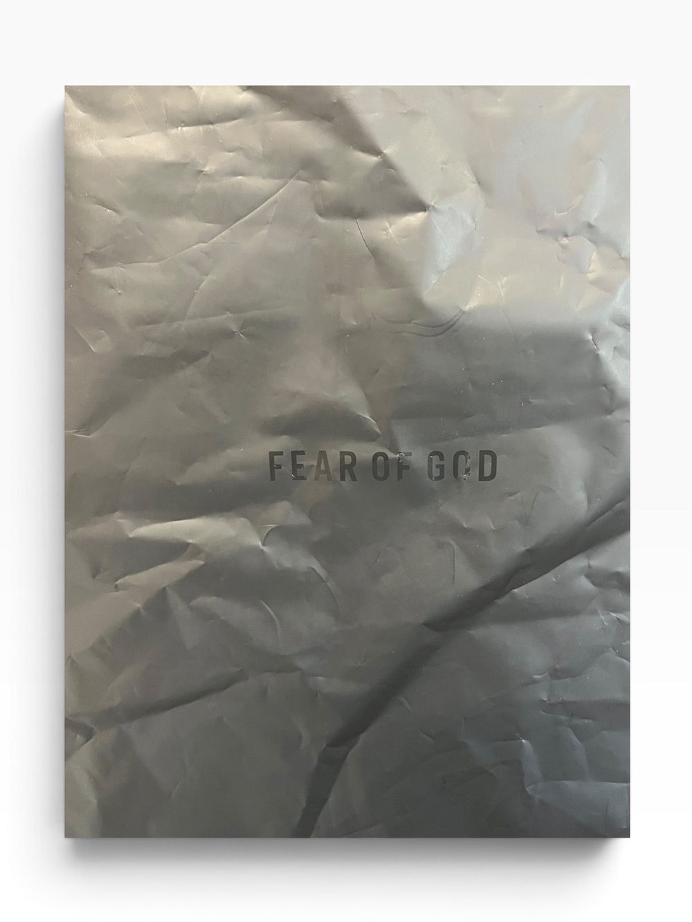 Fear Of God | Large Black Resealable Bag